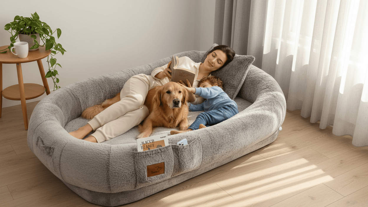 Best Human Dog Bed for Adults, Kids, and Large Dogs (2026 Guide)