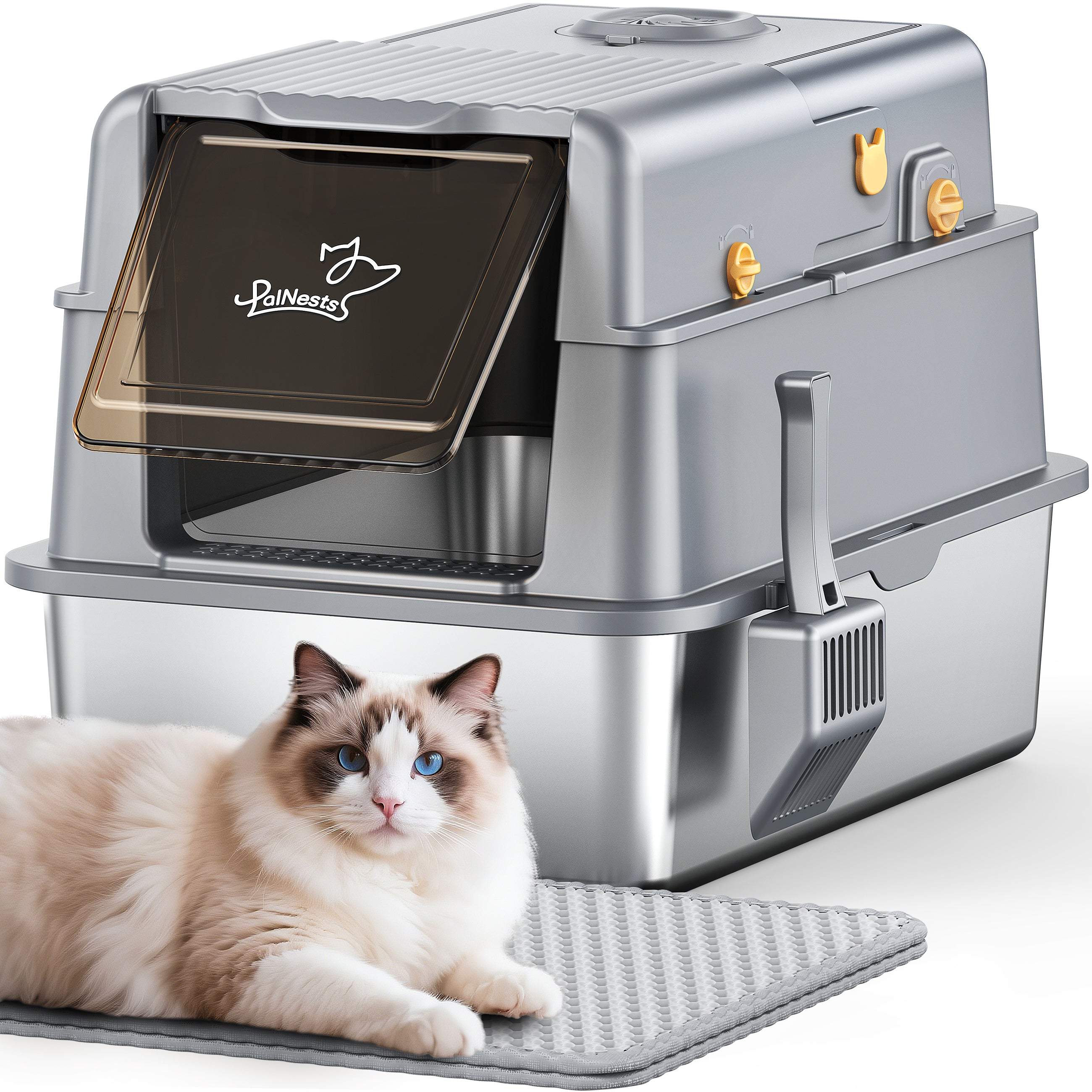 Stainless Steel Cat Litter Box
