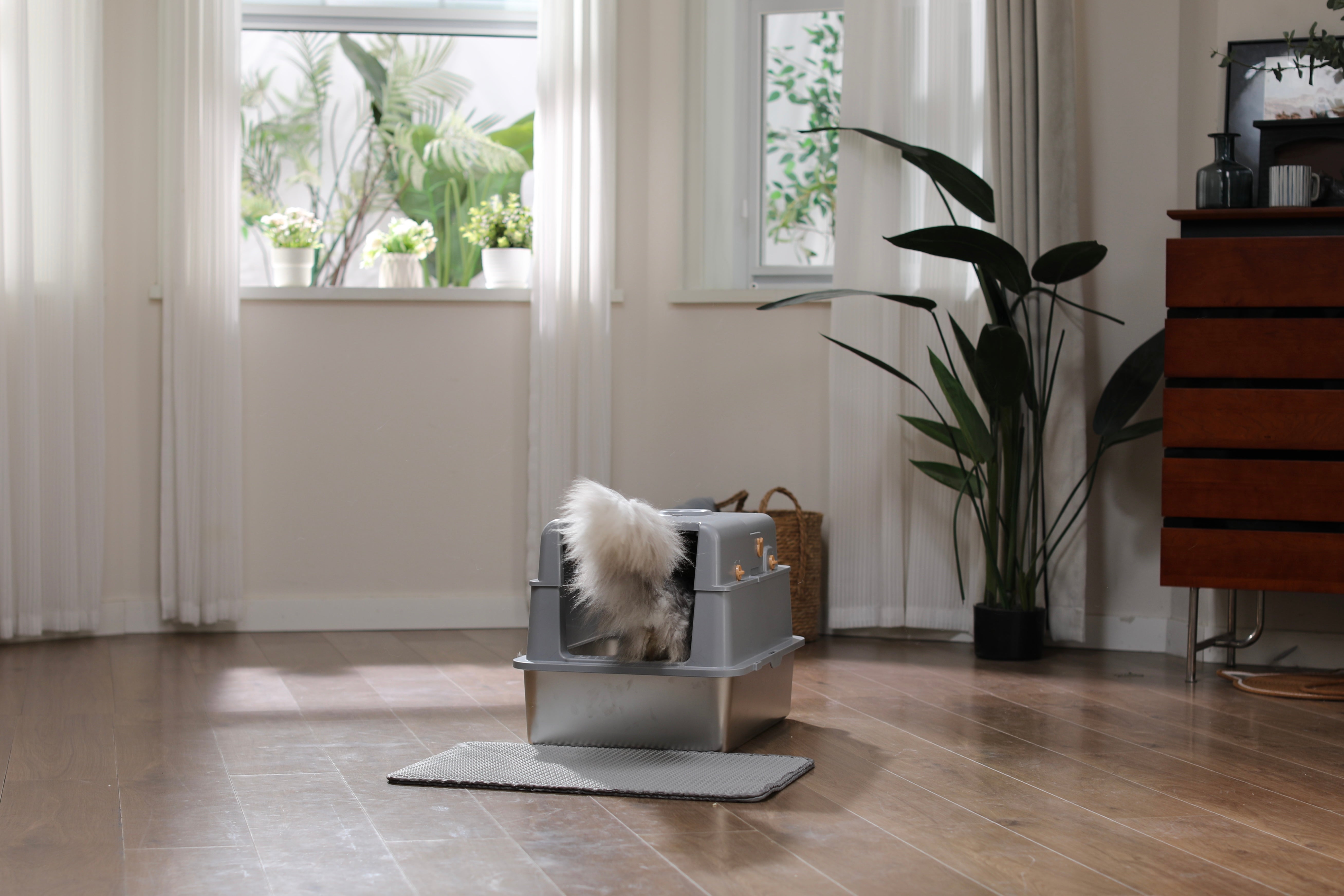 Stainless Steel Cat Litter Box