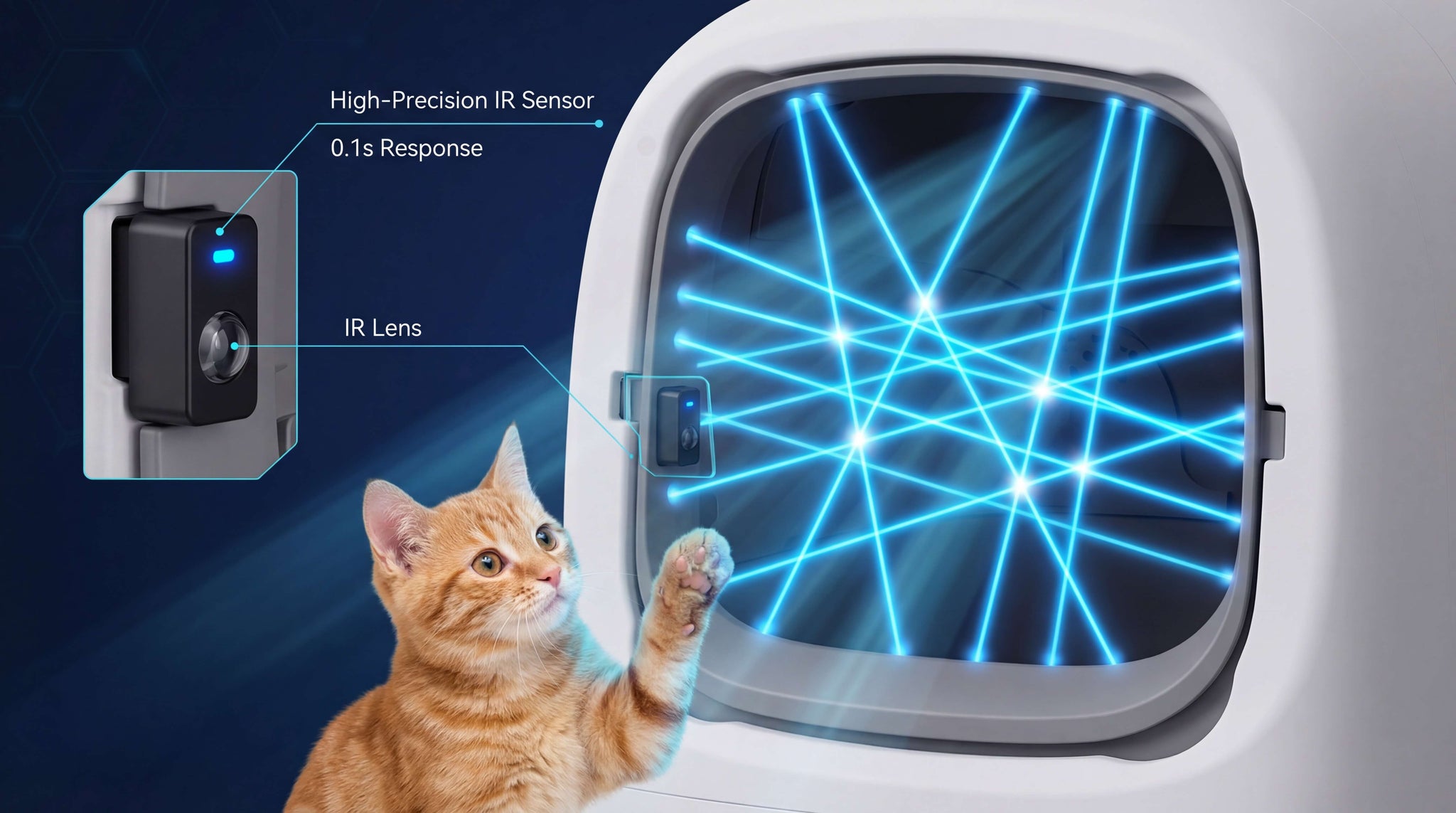 Are Automatic Litter Boxes Safe for Cats? Safety Sensors Explained