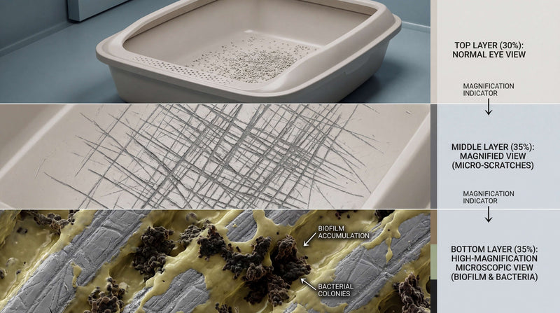 The Invisible Crisis: Micro-Scratches, Biofilm, and the Science of Litter Box Hygiene
