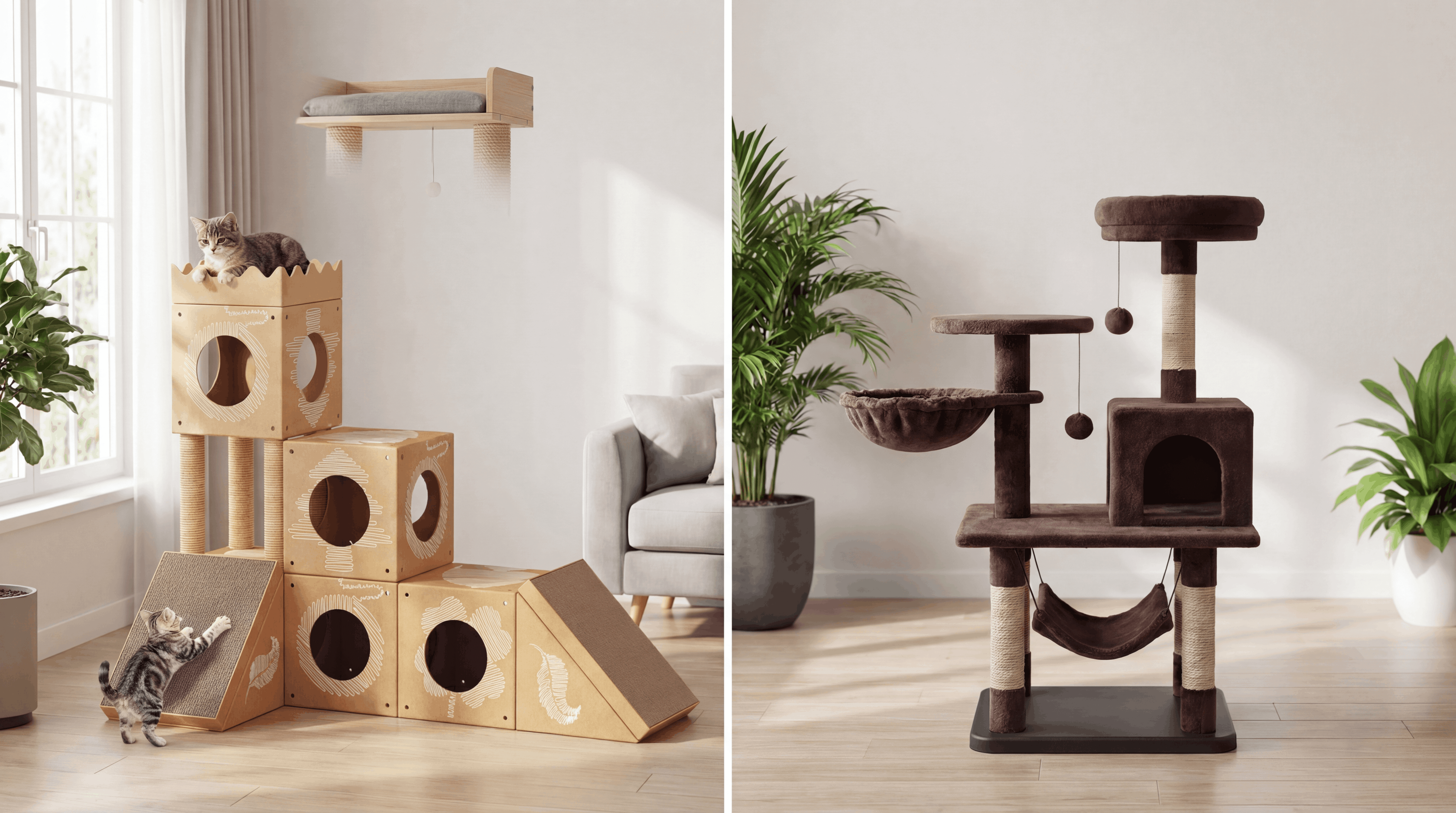 Modular Cat Tree vs Traditional Cat Tree: Which Lasts Longer?