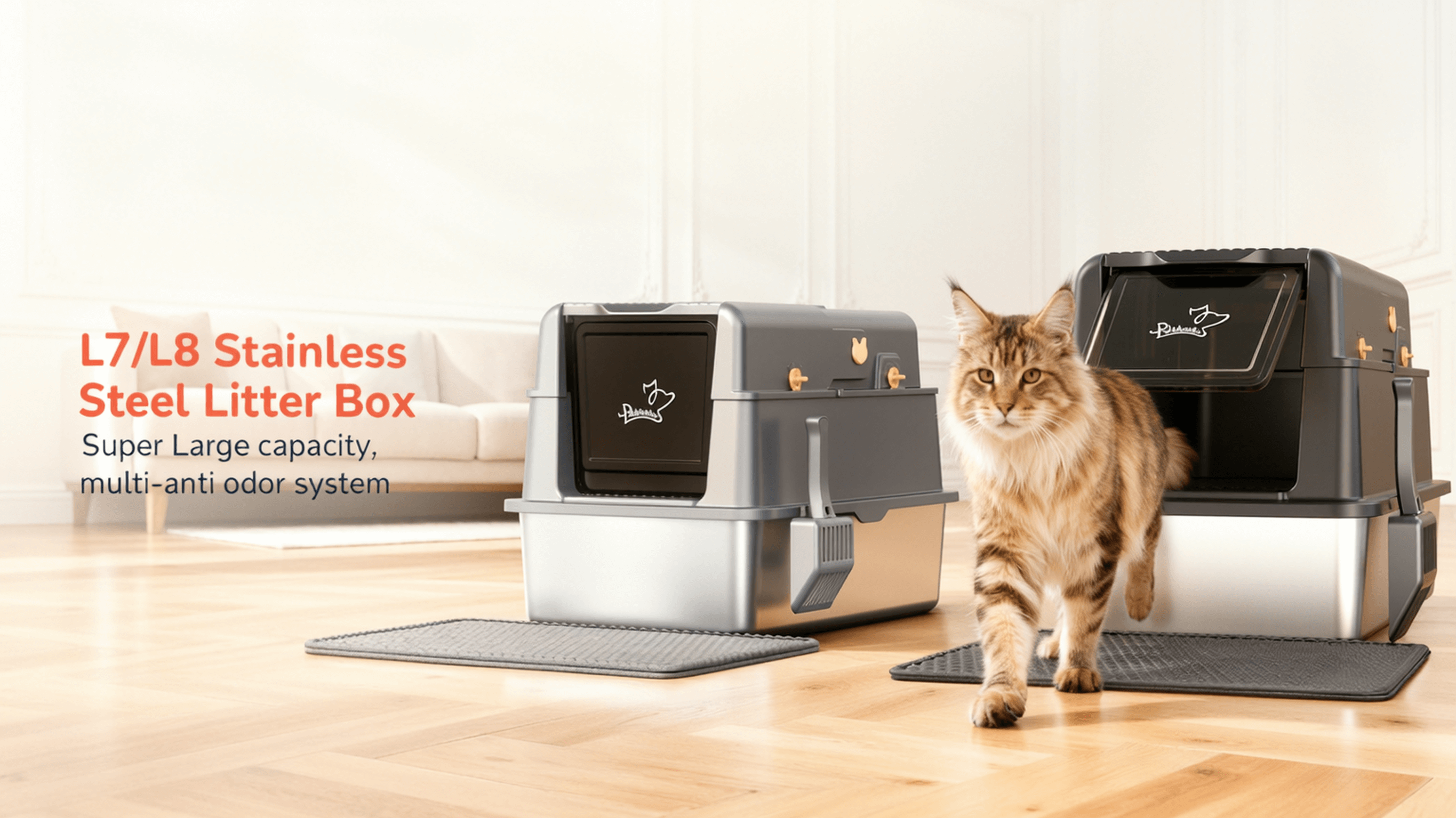 Best Extra Large Stainless Steel Litter Box (2025 Maine Coon Guide)