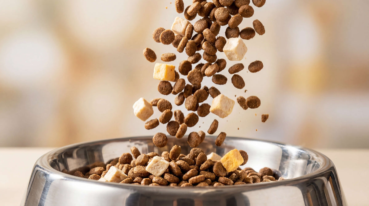 Cat Riding Food Mixing Cat Food Types in Automatic Feeder: The Ultimate Ratio Guide fo